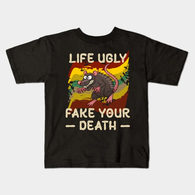 fake your death Kids T-Shirt by khalisa